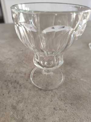 Vintage ice cream glasses, set of 6