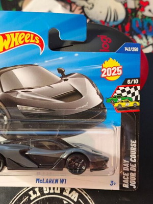 Hot Wheels McLaren W1 Race Day 2025 καινούργιο, σκούρο γκρι/μαύρο