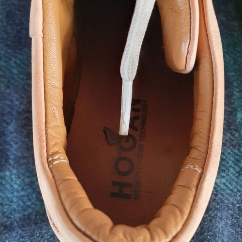 Hogan leather shoes size 42 used, beige and brown