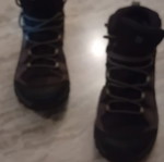 Salomon hiking boots size 38, almost new, waterproof, gray and black
