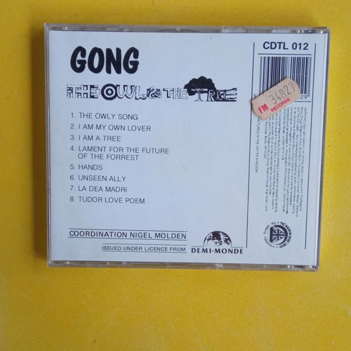 Gong CD The Owl and the Tree used, progressive band