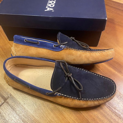 Terra loafers size 45 like new, blue and brown