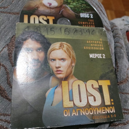 Lost box set with 10 DVDs from first and second season