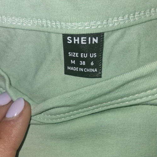 Shein light green top like new, size M