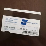 Denmark phone card used