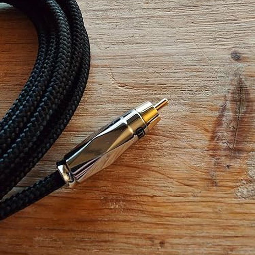 Subwoofer 3m Digital Coaxial Audio Cable RCA to RCA, 24K Gold-Plated