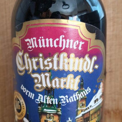 Münchner Christkindl Markt Glühwein 1L New Collectible Christmas Bottle