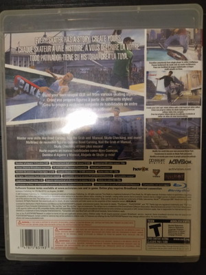 Tony Hawk's Proving Ground PlayStation 3 μεταχειρισμένο