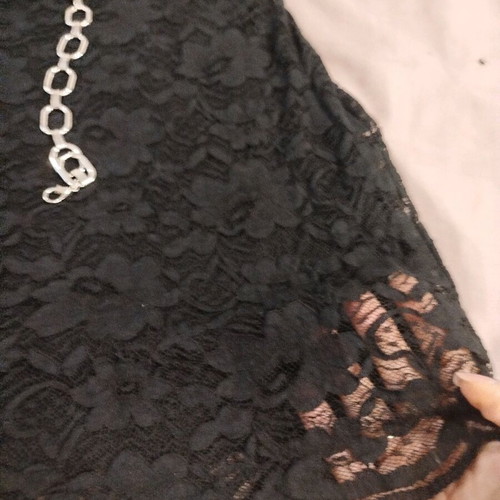 Elegant black lace dress XXL new