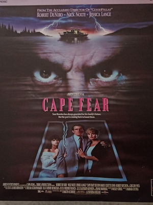 Cape Fear LaserDisc 1991 σαν καινούργιο, θρίλερ