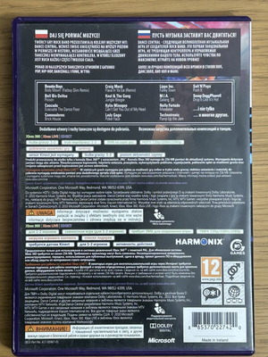 Dance Central Xbox 360 Kinect game used
