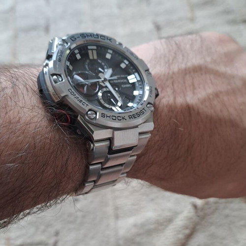 Casio G-Shock GST watch like new, men's, gray