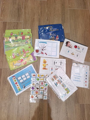 Educational material like new for children, learning through play
