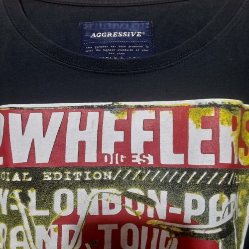 Aggressive Collection Long Sleeve Shirt Medium like new, blue and red for kids and teens