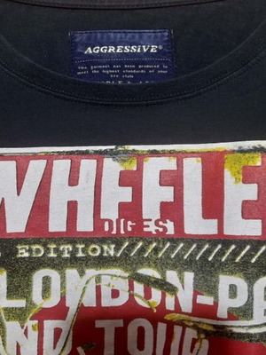 Aggressive Collection Long Sleeve Shirt Medium like new, blue and red for kids and teens