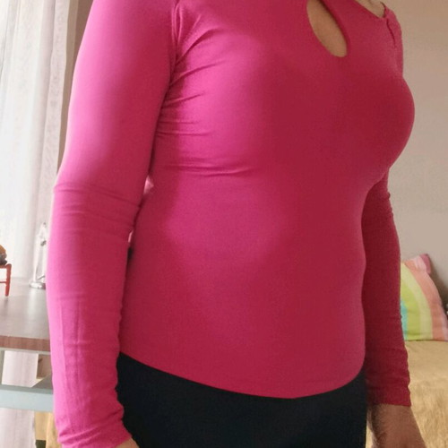 Devotion blouse pink, elastic, like new, size S