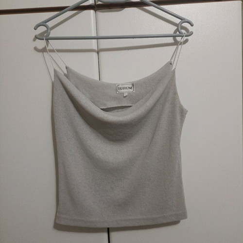 Women's gray tank top like new, size S
