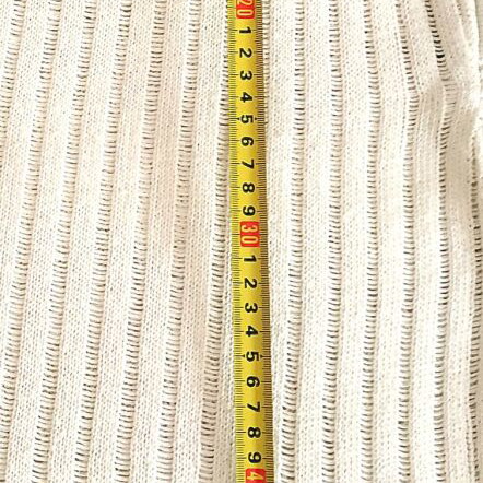 Women's knitted sleeveless top used, size Small, white