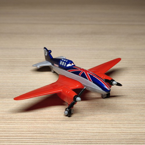 Mattel Disney Pixar Planes Bulldog metal airplane like new