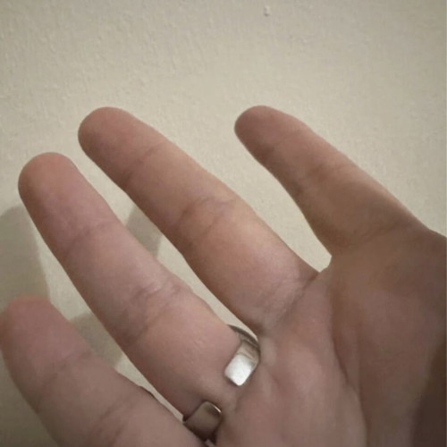 Vintage adjustable ring with spiral element like new