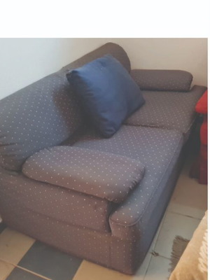 Sofas, set of 2, red