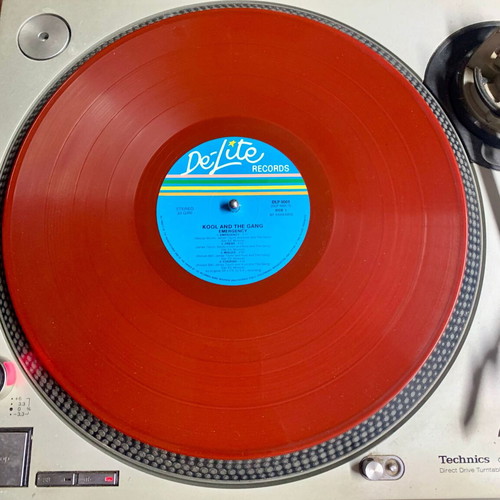 Kool & The Gang Emergency red vinyl LP album