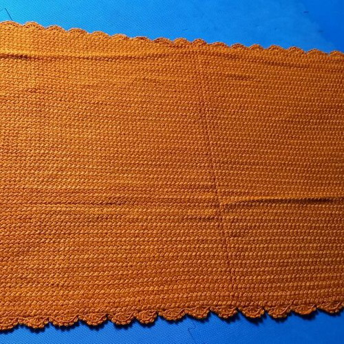 Handmade knitted throw like new in excellent condition