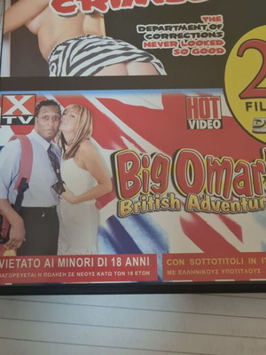 Big Omar British Adventure and Crimes DVD like new with Greek subtitles