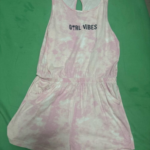 Girls' romper like new, pink
