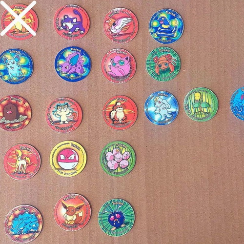 Pokemon Taz collectible set of 19 vintage tokens