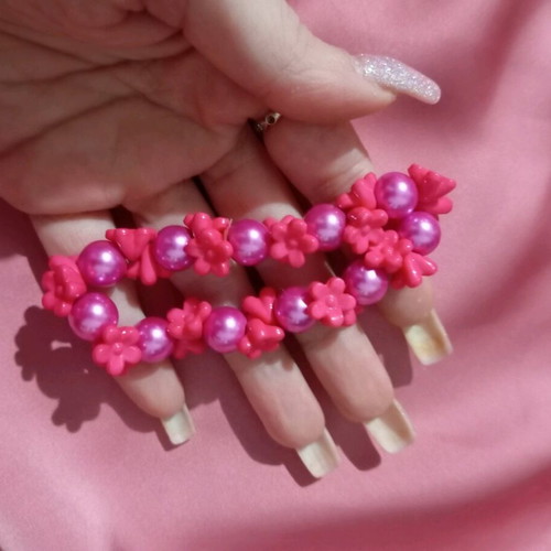 Bracelets like new, pack of 5 multicolored