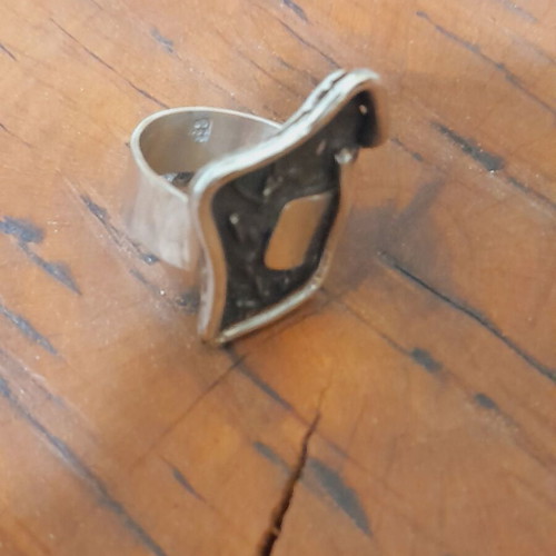 Handmade silver ring 925 new, size 63