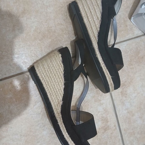 Abloom black espadrilles, size 39