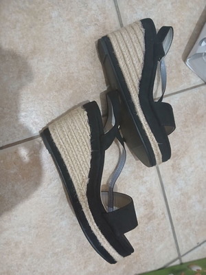 Abloom black espadrilles, size 39