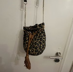 Juicy Couture crossbody bag used with leopard pouch