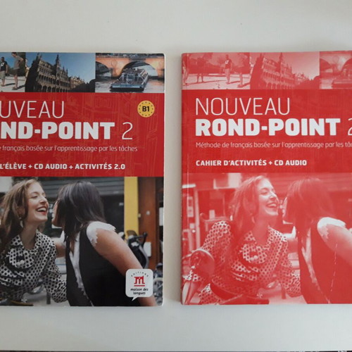 Nouveau Rond-Point 2 French books used with CD