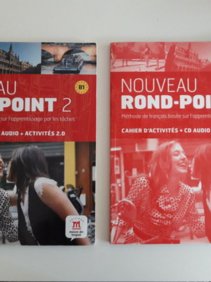 Nouveau Rond-Point 2 French books used with CD