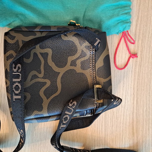 Tous Kaos crossbody bag like new, black and beige