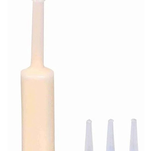 Trixie silicone feeding syringe 10ml new with 3 nipples for dog and cat