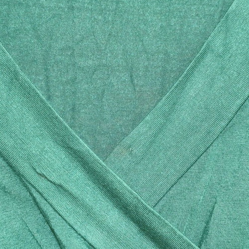 Green long wrap dress like new with long sleeves