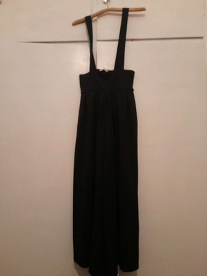 Black jumpsuit new with bell straps, size L