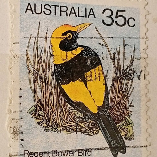 Australia stamps used, pack of 5