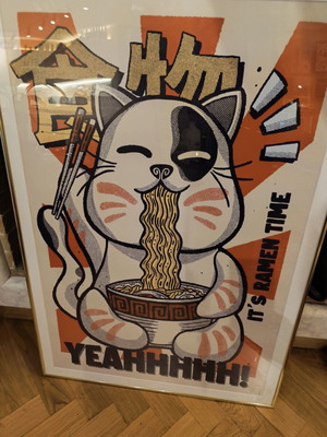 XL poster with frame and glass like new from Desenio