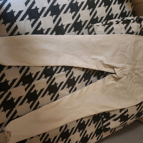 Stradivarius White Elastic Jeans like new, size S 36 8