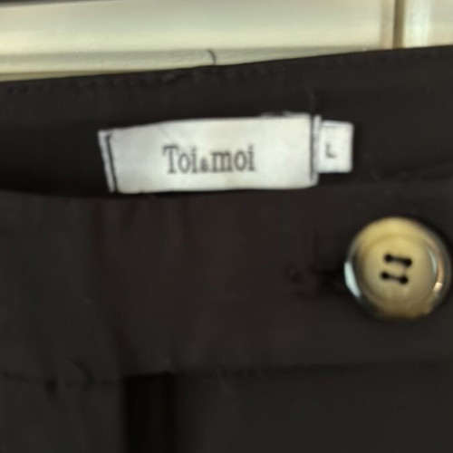 Toi&Moi black suit jacket M trousers L used
