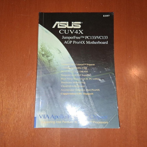 Asus Manual used for CUV4X Motherboard