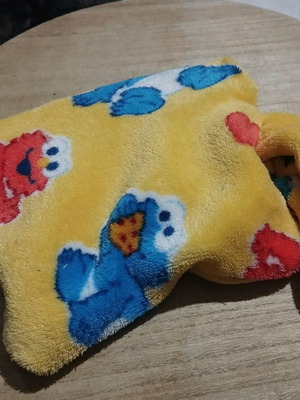 Τσαντάκι χειρός νεσεσέρ Sesame Street σαν καινούργιο, πολύχρωμο κίτρινο