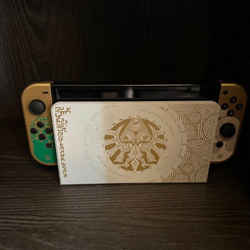 Nintendo Switch OLED Zelda TOTK Edition console