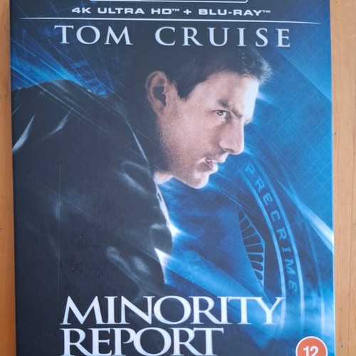 Minority Report 4K Ultra HD Blu-ray new with Greek subtitles