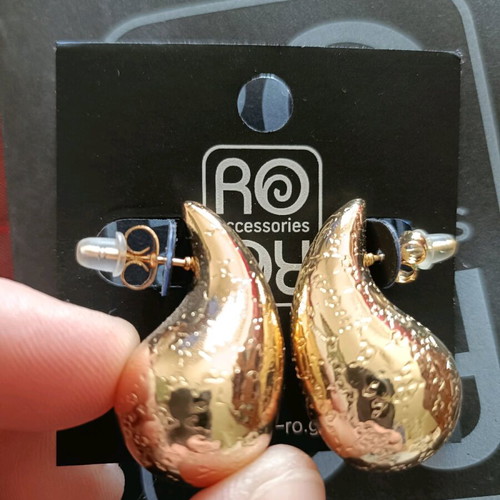 Earrings new gold-colored